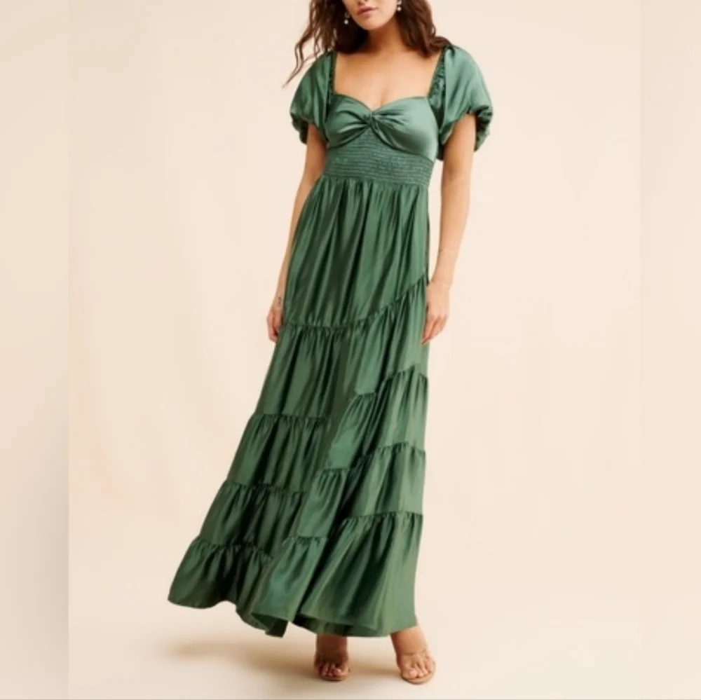 Free People Sundrenched Silky Maxi Dress